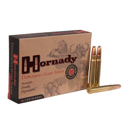 Hornady Dangerous Game .375 H&H Magnum 300 Grain Dangerous Game eXpanding Bonded Centerfire Rifle Ammunition