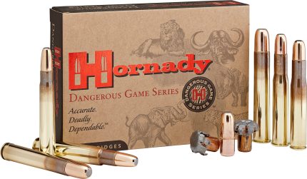 Hornady Dangerous Game .404 Jeffery 400 Grain Dangerous Game eXpanding Bonded Centerfire Rifle Ammunition