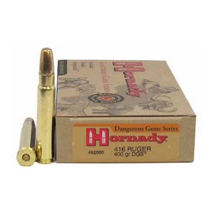 Hornady Dangerous Game .416 Ruger 400 Grain Dangerous Game Solid Centerfire Rifle Ammunition