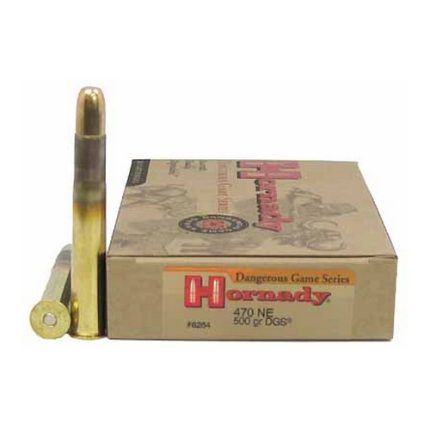 Hornady Dangerous Game .470 Nitro Express 500 Grain Dangerous Game Solid Centerfire Rifle Ammunition
