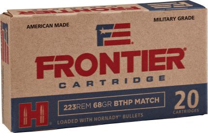 Hornady Frontier .223 Remington 68 Grain Boat-Tail Hollow Point Centerfire Rifle Ammunition