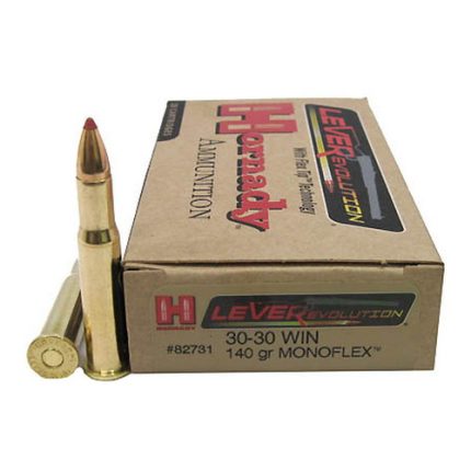 Hornady LEVERevolution .30-30 Winchester 140 Grain MonoFlex Centerfire Rifle Ammunition