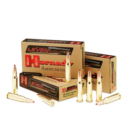Hornady LEVERevolution .308 Marlin Express 160 Grain Flex Tip eXpanding Centerfire Rifle Ammunition