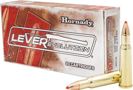 Hornady LEVERevolution .348 Winchester 200 Grain Flex Tip eXpanding Centerfire Rifle Ammunition