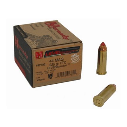 Hornady LEVERevolution .44 Magnum 225 Grain Flex Tip eXpanding Centerfire Pistol Ammunition
