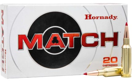 Hornady Match .223 Remington 73 Grain Extremely Low Drag Match Centerfire Rifle Ammunition