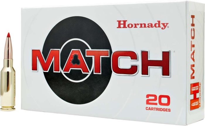 Hornady Match 6mm ARC 108 Grain Extremely Low Drag Match Centerfire Rifle Ammunition