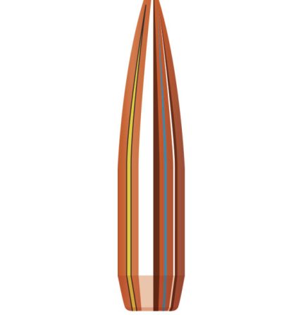 Hornady Rifle Bullets, .264 Caliber, 123 Grain, Boat-Tail Hollow Point Match