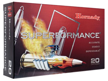 Hornady Superformance .338 Ruger Compact Magnum 225 Grain Super Shock Tip Centerfire Rifle Ammunition