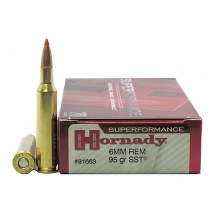 Hornady Superformance 6mm Remington 95 Grain Super Shock Tip Centerfire Rifle Ammunition