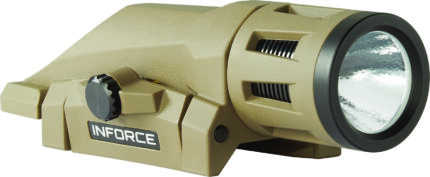 INFORCE WML Gen2 Weapon Mounted White LED Tactical Light, 400 Lumens