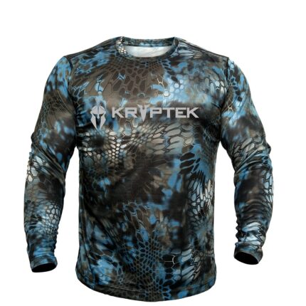 Kryptek Hyperion Long Sleeve Crew Shirt w/Logo - Men's