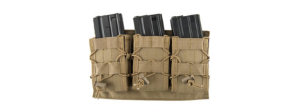 Lancer Tactical 1000D Nylon MOLLE Triple AR Mag Pouch