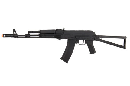 Lancer Tactical AK-74M AEG Airsoft Rifle w/ Skeleton Foldable Stock
