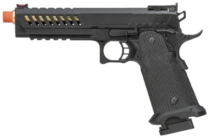 Lancer Tactical Knightshade Gold Barrel Hi-Capa Gas Blowback Airsoft Pistol