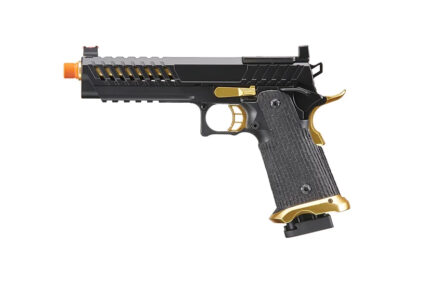 Lancer Tactical Knightshade Hi-Capa Gas Blowback Airsoft Pistol w/ Red Dot Mount