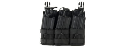 Lancer Tactical M4/M16 Adaptive Hook and Loop Triple Dual Mag Pouch