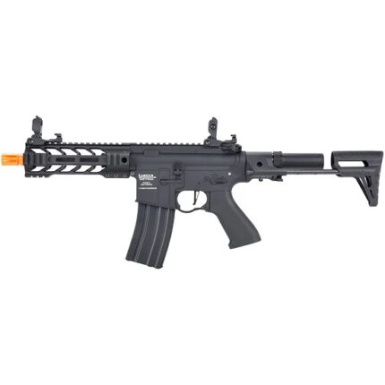 Lancer Tactical Proline Enforcer Battle Hawk 7in M4 Airsoft Rifle w/ PDW Stock
