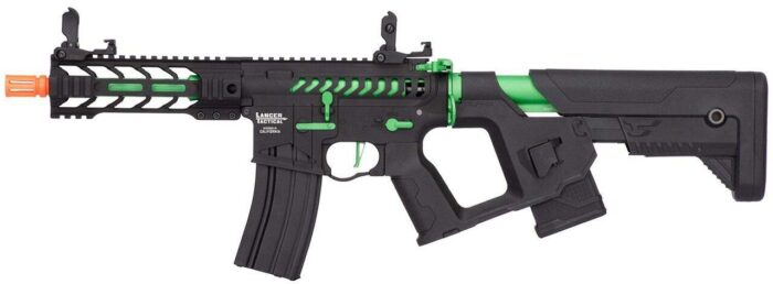 Lancer Tactical Proline Enforcer Battle Hawk 7in Skeleton M4 Airsoft Rifle w/ Alpha Stock
