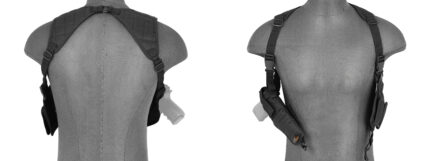 Lancer Tactical Shoulder Holster Rig with Pistol Magazine Pouches