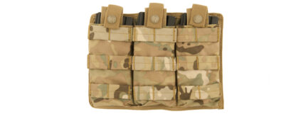 Lancer Tactical Triple MOLLE M4 Magazine Pouch