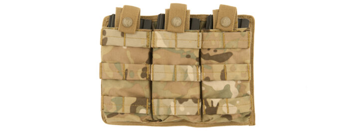 Lancer Tactical Triple MOLLE M4 Magazine Pouch