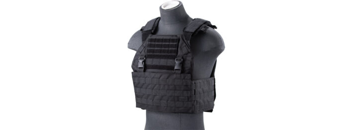 Lancer Tactical Vest with Molle Webbing and Detachable Buckles