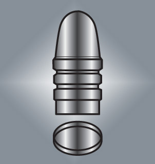 Lyman Rifle Bullet Mould: 22 Caliber - #225438 2660438
