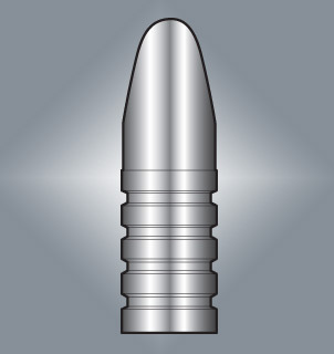 Lyman Rifle Bullet Mould: 40 Caliber/410 Diameter - #410663 2640663
