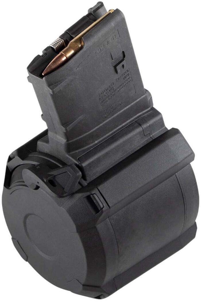 Magpul Industries PMAG GEN M3 AR-10/M110/SR25 .308 Win/7.62x51mm NATO 50 Round Drum Rifle Magazine