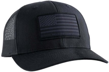 Magpul Industries Standard Patch Trucker Sports Cap w/Woven American Flag Patch - Mens