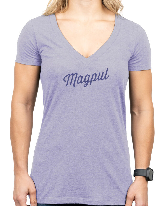 Magpul MAG1336-530-S Rover Script Women's Orchid Heather Cotton/Polyester Short