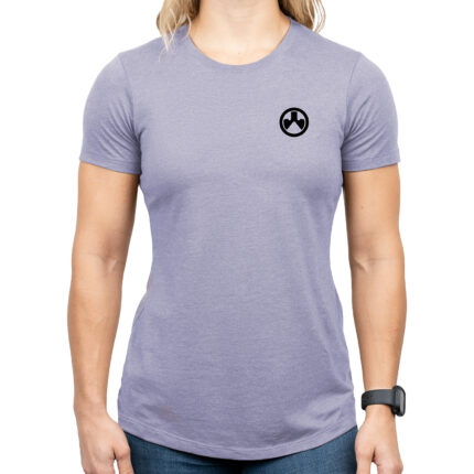 Magpul MAG1340-530-2X Groovy Women's Orchid Heather Cotton/Polyester Short Sleev