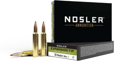 Nosler .30 Nosler E-Tip 180 grain Brass Cased Rifle Ammunition