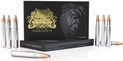 Nosler 450 Rigby Partition 500 grain Nickle Plated Cased Rifle Ammunition