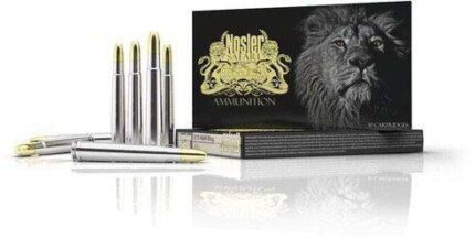 Nosler .470 Nitro Express Solid 500 grain Nickle Plated Cased Rifle Ammunition