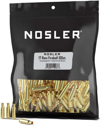 Nosler Bulk Rifle Brass .17 Remington Fireball
