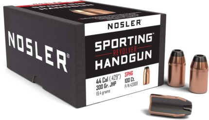 Nosler HandGun Pistol Bullet .44 Caliber 300gr JHP
