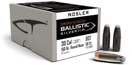 Nosler Silvertip Hunting Rifle Bullet .30-30 Caliber 150gr Ballistic Tip