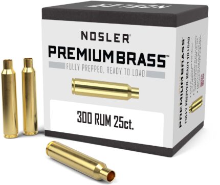 Nosler Unprimed Brass Cases .300 Remington Ultra Magnum 11940