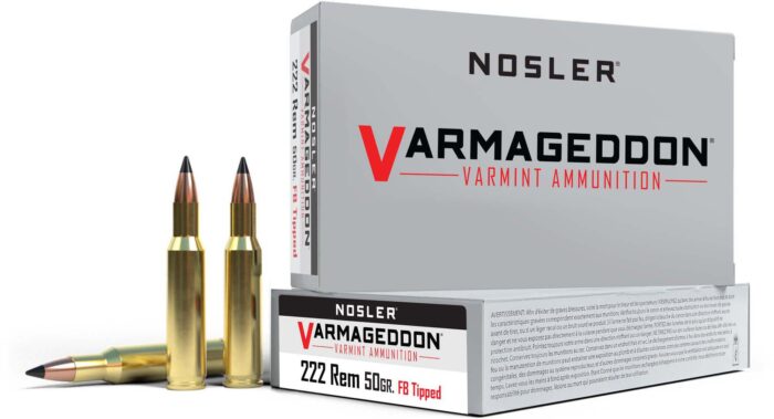 Nosler Varmageddon 222 Rem 50gr Varmageddon Brass Centerfire Rifle Ammunition