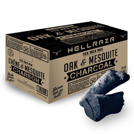 OPMOD HellRazr Tex Mex Mix Oak/Mesquite Charcoal, 20lb