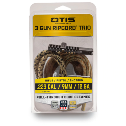 Otis Technology 3-Gun Ripcord Trio Pull-Through Bore Cleaners