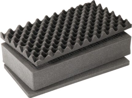 Pelican 3 Piece Replacement Foam Set for 1525 Case, Black