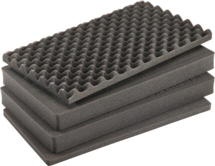 Pelican 4 Piece Replacement Foam Set for 1555 Case, Black