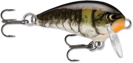Rapala Mini Fat Rap Crankbait, 1 1/2in, 1/8oz, Firetiger