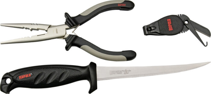Rapala Plier Combo 6-1/2in, Fillet w/Sheath/Clipper