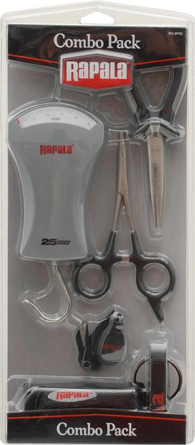 Rapala Tool Combo - Plier, Forceps, Scale, Clipper and Sheath