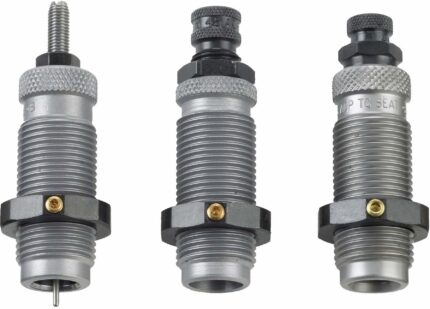 RCBS 3-Die Carbide Taper Crimp Set - Group B - Popular Pistol Cartridges