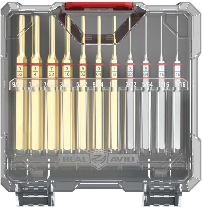 Real Avid Accu-punch Set Brass Standard Pin Punch